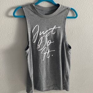 Nike- Women’s “Just do it” athletic fit tank- Size Small